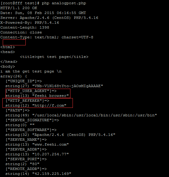 php socket http返回