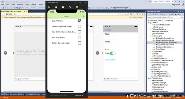 Visual Studio已可为苹果iOS11开发应用
